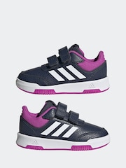 adidas Navy/Purple Tensaur Sport Hook and Loop Trainers - Image 7 of 9