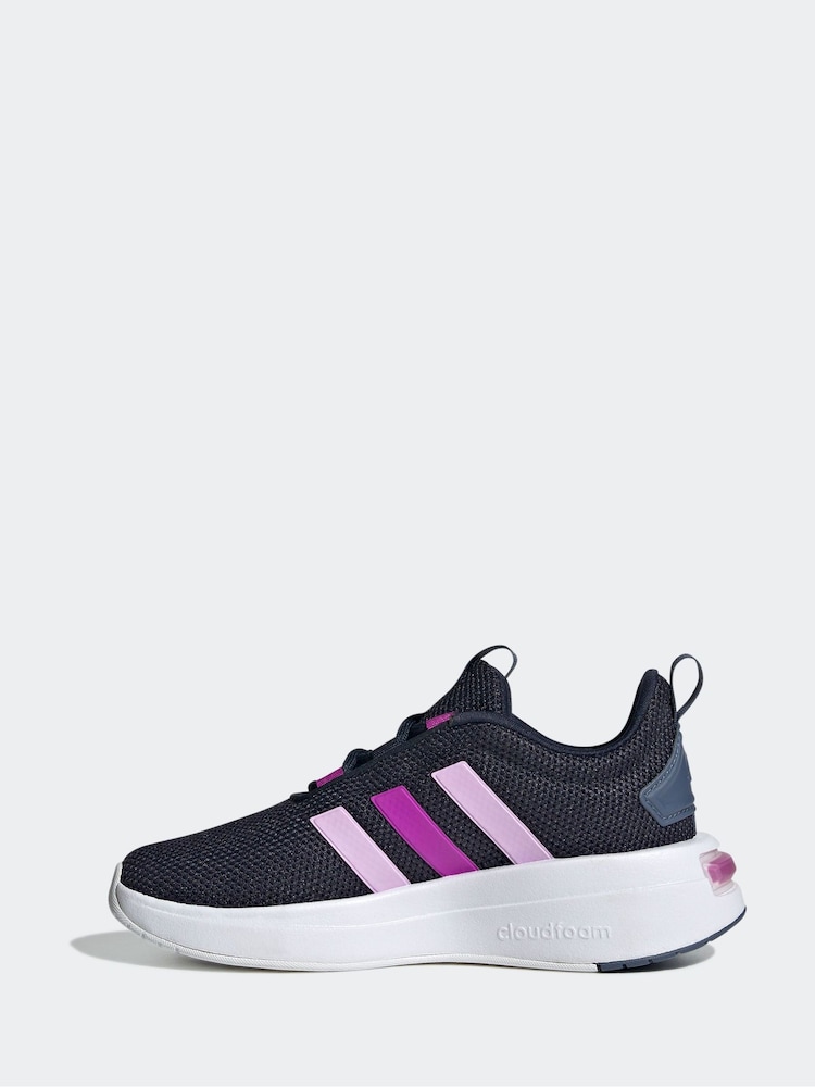 adidas Navy / Purple Racer TR23 Trainers - Image 2 of 9