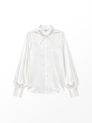 Ro&Zo Satin Statement Collar Shirt - Slika 5 od 5