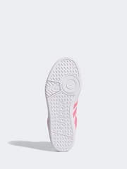 adidas Off White Hoops Mid Trainers - Image 6 of 9