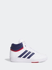 adidas lilly White Hoops Mid Trainers - Image 1 of 9