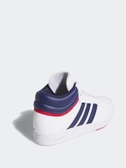 adidas lilly White Hoops Mid Trainers - Image 4 of 9