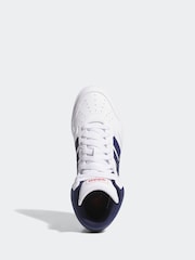 adidas lilly White Hoops Mid Trainers - Image 7 of 9