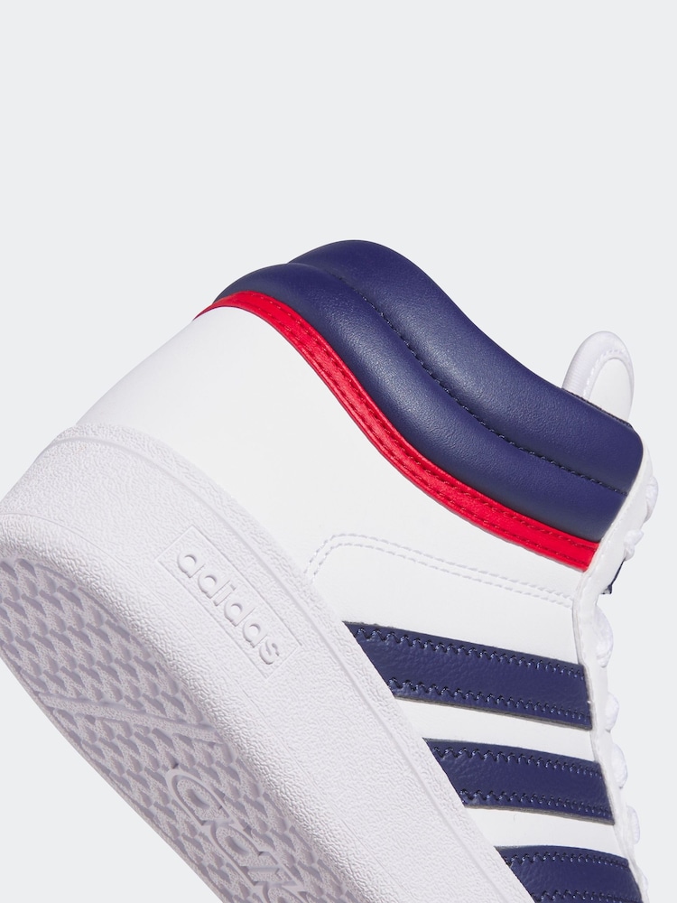 adidas lilly White Hoops Mid Trainers - Image 9 of 9