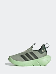 adidas Green Mono Fit Disney Mandalorian Trainers - Image 2 of 9