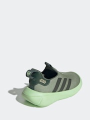 adidas Green Mono Fit Disney Mandalorian Trainers - Image 4 of 9