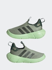 adidas Green Mono Fit Disney Mandalorian Trainers - Image 5 of 9
