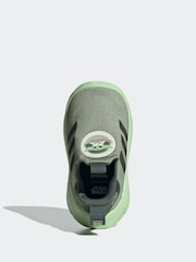 adidas Green Mono Fit Disney Mandalorian Trainers - Image 7 of 9
