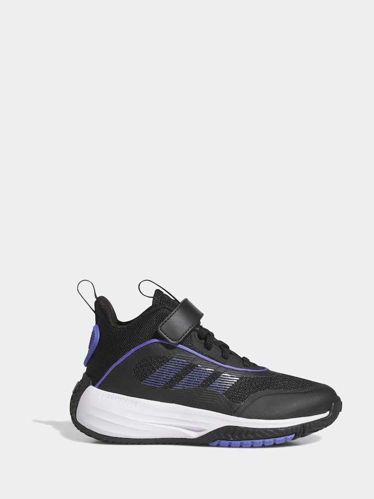 adidas Charcoal Black Own the Game 3.0 Trainers - Image 1 of 9