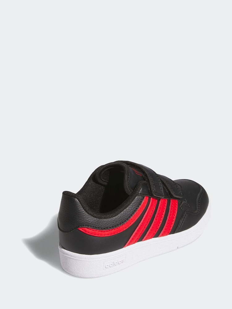 adidas Black Hoops 4.0 Trainers - Image 2 of 4