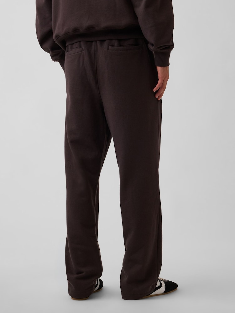 Gap Dark Brown Heavyweight Relaxed Joggers - Image 2 of 4 Gap Dark Brown Heavyweight Relaxed Joggers - Image 2 of 4