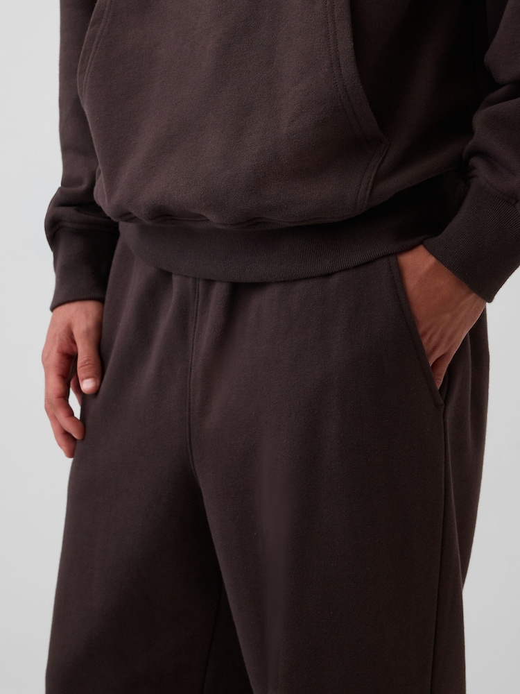 Gap Dark Brown Heavyweight Relaxed Joggers - Image 4 of 4 Gap Dark Brown Heavyweight Relaxed Joggers - Image 4 of 4