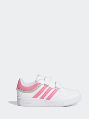 adidas White Hoops 4.0 Trainers - Image 1 of 8