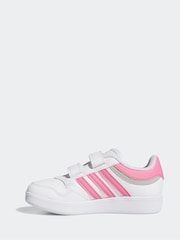 adidas White Hoops 4.0 Trainers - Image 2 of 8