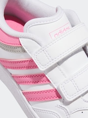 adidas White Hoops 4.0 Trainers - Image 8 of 8