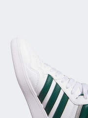 adidas Cream White Hoops Mid Trainers - Image 9 of 9