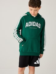 adidas Green Collegiate Hoodie - Image 1 of 6