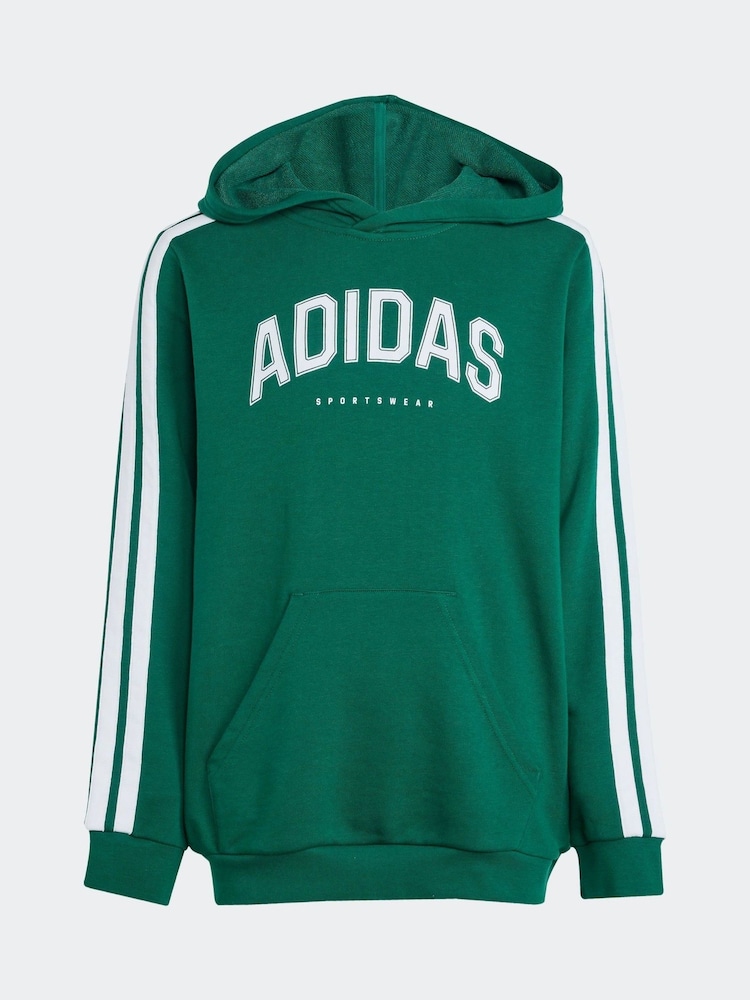adidas Green Collegiate Hoodie - Image 6 of 6