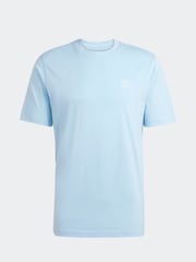 adidas Originals Blue Trefoil Essentials 100% Cotton T-Shirt - Image 5 of 5