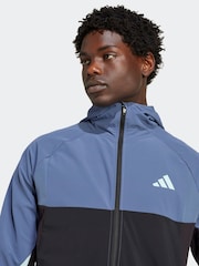 adidas Blue Tech Apparel Track Top - Image 5 of 7
