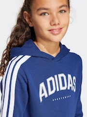 adidas Blue Collegiate Hoodie - Image 4 of 7