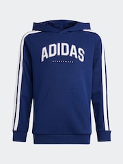 adidas Blue Collegiate Hoodie - Image 7 of 7