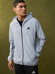 adidas Grey Tech Apparel Track Top - Image 1 of 5