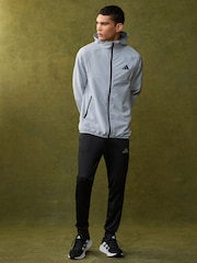 adidas Grey Tech Apparel Track Top - Image 2 of 5