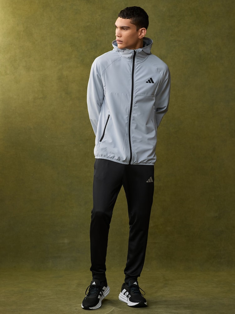 adidas Grey Tech Apparel Track Top - Image 2 of 5