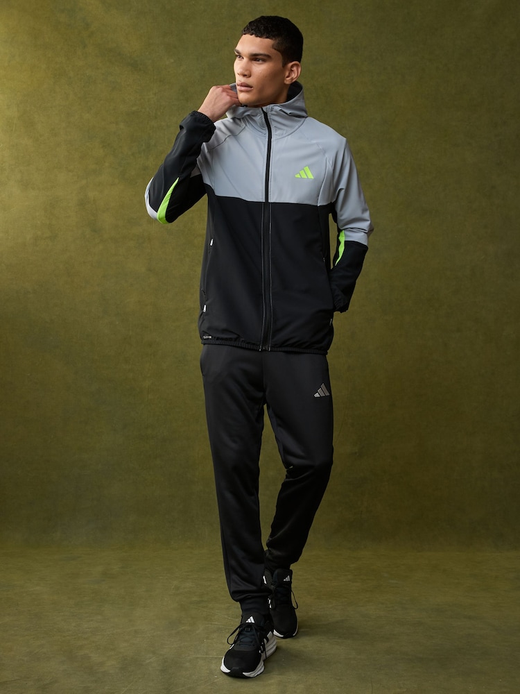 adidas Black Tech Apparel Track Top - Image 2 of 5