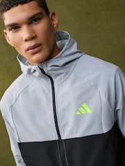 adidas Black Tech Apparel Track Top - Image 4 of 5