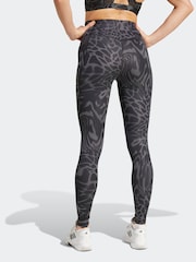 adidas Black Train Essential Minimal All Over Print Full Length Leggings - Image 2 of 6