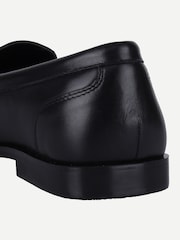Svart - Off The Hook Sienna Loafers i äkta läder med ruched detalj - Bild 6 av 6