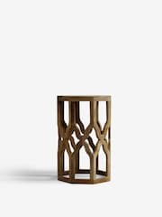 Natural Inder Solid Mango Wood Bedside Table - Image 5 of 8