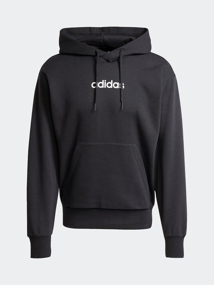 Schwarz - adidas Essentials Linear Fleece Hoodie - Bild 6 von 6 Schwarz - adidas Essentials Linear Fleece Hoodie - Bild 6 von 6