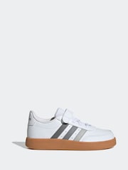 adidas White Breaknet 2.0 Trainers - Image 1 of 9