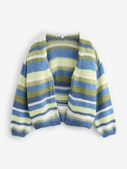 Green Stripe Soft Touch Cardigan - Image 5 of 8