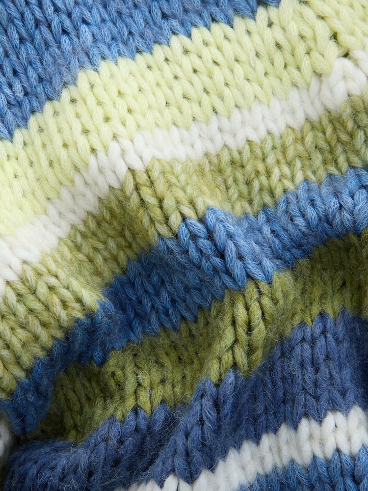 Green Stripe Soft Touch Cardigan - Image 8 of 8