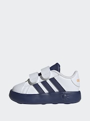 adidas Cream White Kids Grand Court 2.0 Shoes - Image 5 of 10