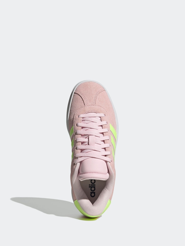 adidas Light Pink VL Court Bold Trainers - Image 6 of 9
