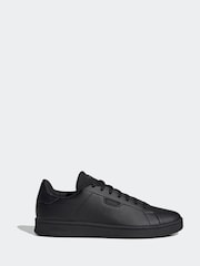 adidas Black Urban Court Trainers - Image 1 of 10