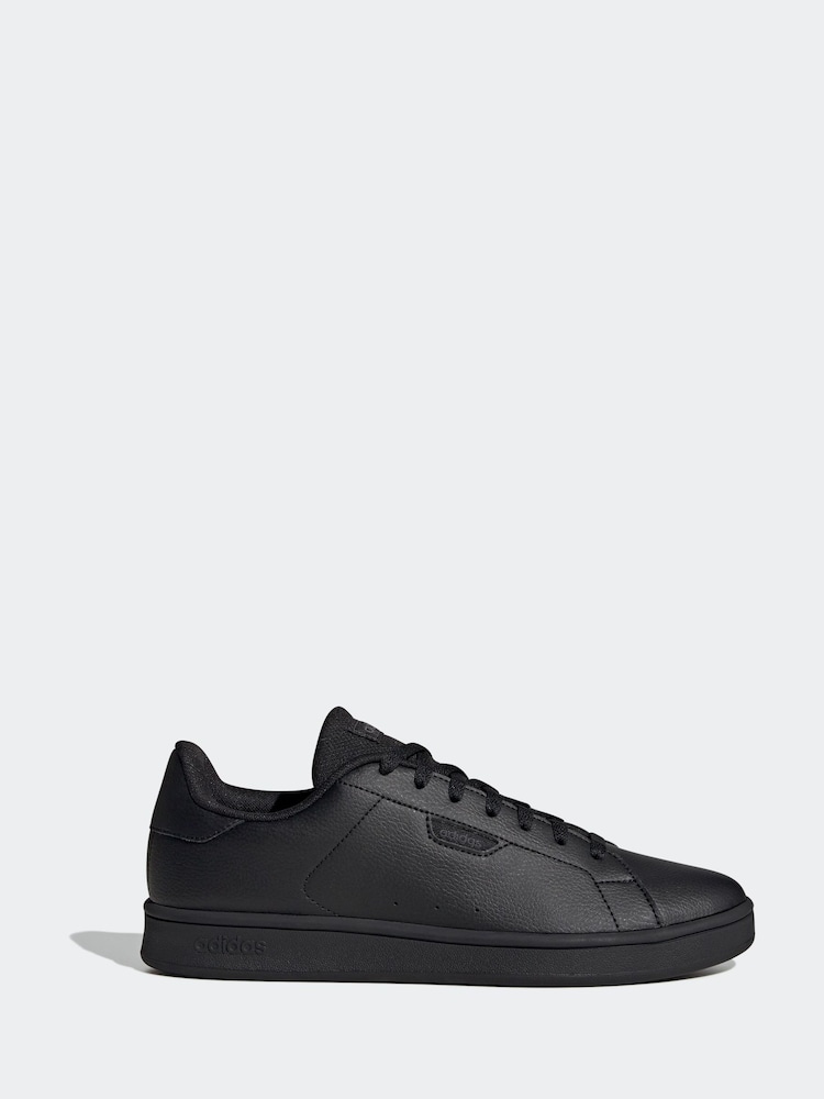 adidas Black Urban Court Trainers - Image 1 of 10