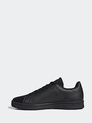 adidas Black Urban Court Trainers - Image 2 of 10