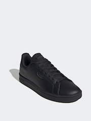 adidas Black Urban Court Trainers - Image 3 of 10