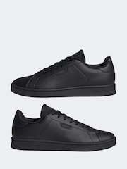 adidas Black Urban Court Trainers - Image 6 of 10