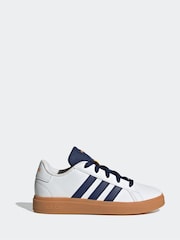 Blanco y negro - Zapatillas con cordones Grand Court de adidas - Imagen 1 de 10