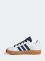 Blanco y negro - Zapatillas con cordones Grand Court de adidas - Imagen 3 de 10