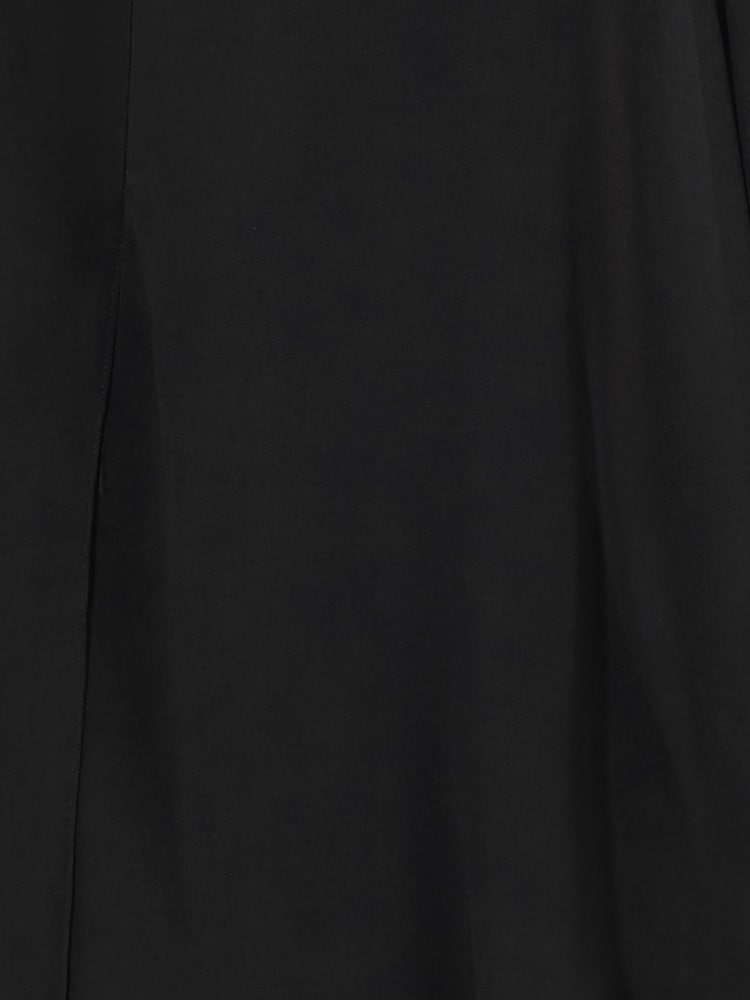 Friends Like These Black Asymmetric Cape Sleeve Jumpsuit - Image 6 of 6