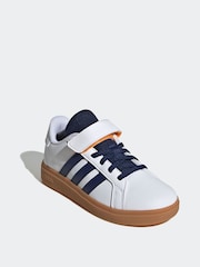 adidas White Grand Court 2.0 Trainers - Image 2 of 10
