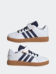 adidas White Grand Court 2.0 Trainers - Image 6 of 10